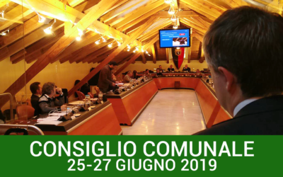 Consiglio comunale 25-27 giugno 2019